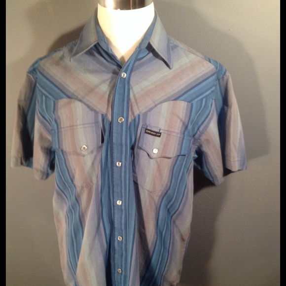 cowboy up Other - Cowboy up short sleeve pearl snap western shirt